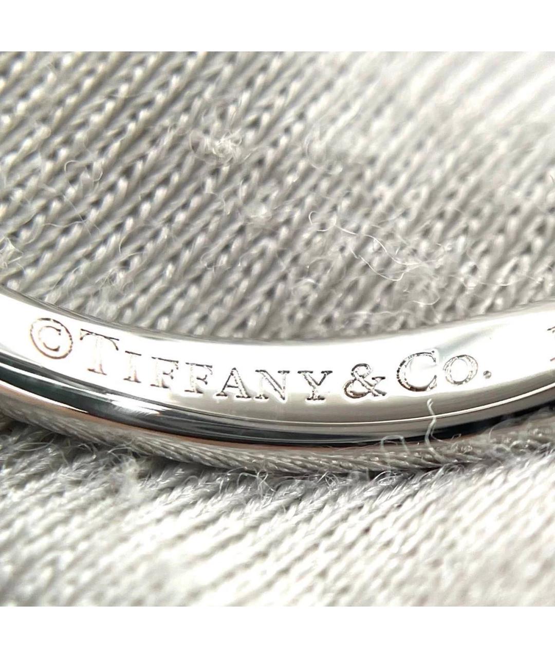 TIFFANY&CO Серебряное платиновое кольцо, фото 7