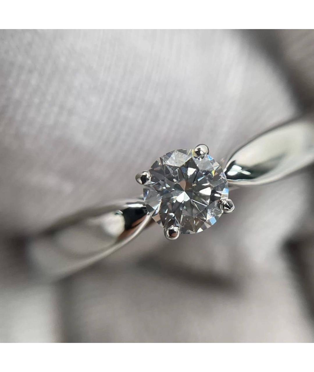 TIFFANY&CO Серебряное платиновое кольцо, фото 3