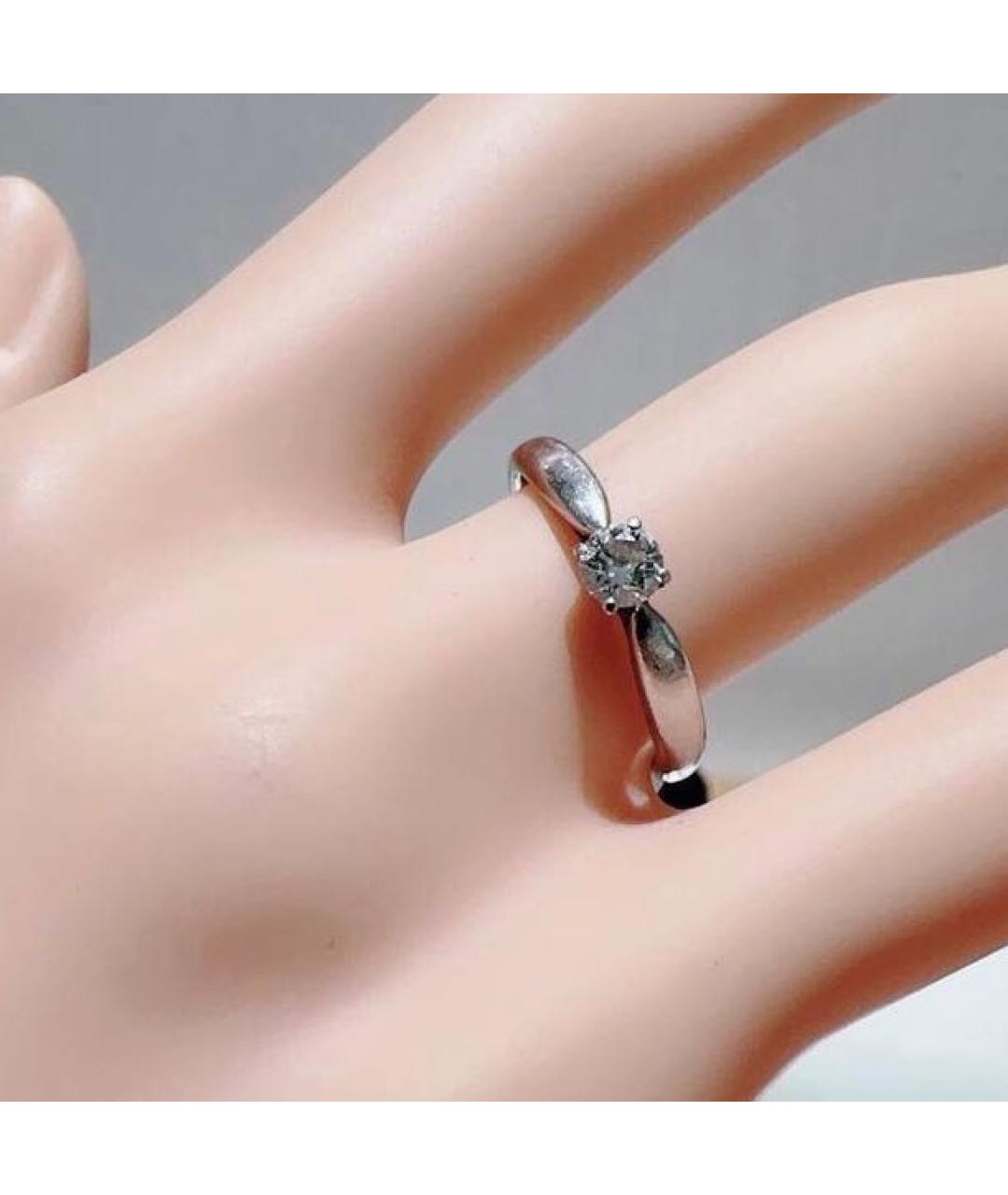 TIFFANY&CO Серебряное платиновое кольцо, фото 8