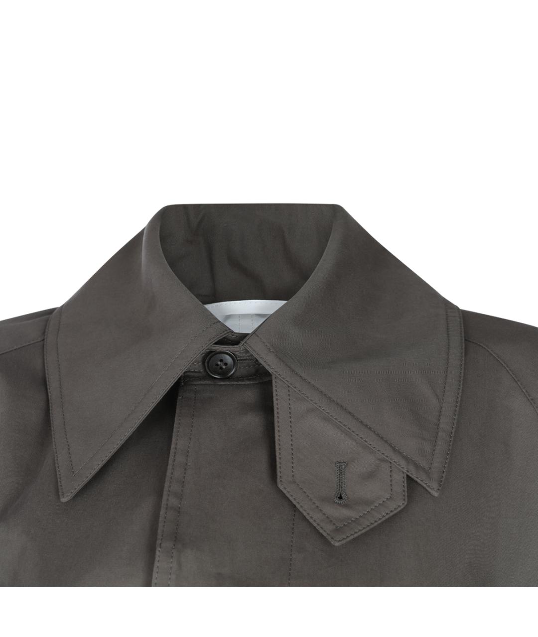 PHOEBE PHILO Хаки тренч/плащ, фото 3