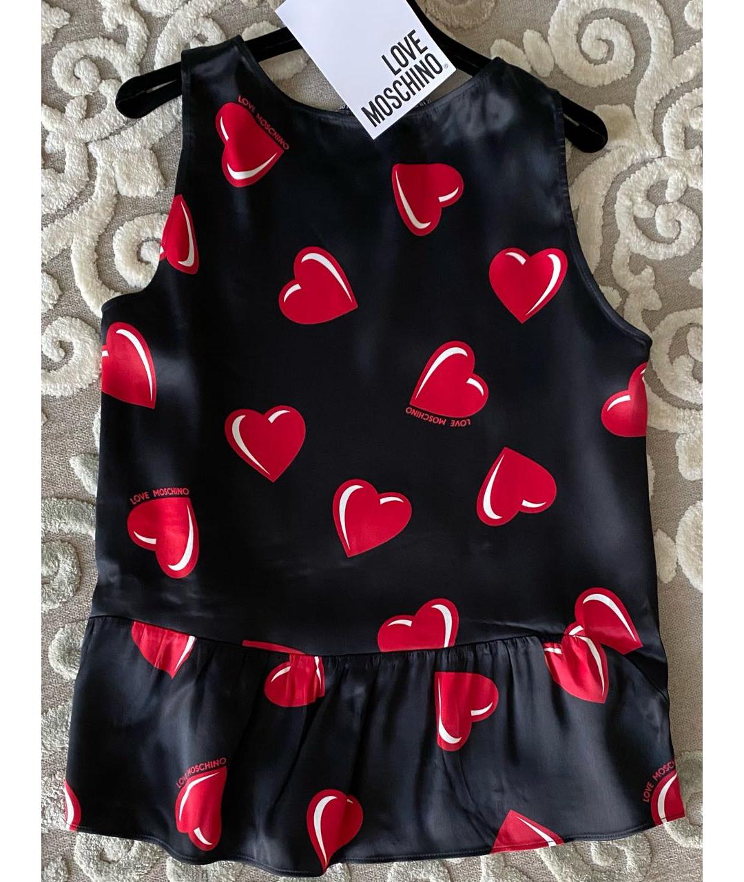 LOVE MOSCHINO Мульти вискозная майка, фото 3