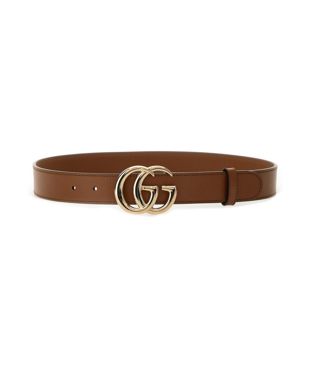 GUCCI Коричневый кожаный ремень, фото 1