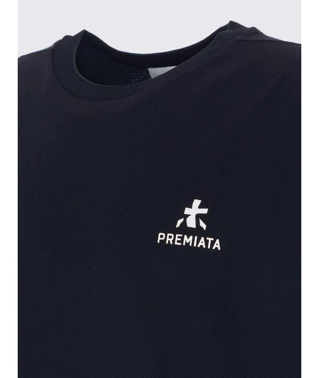 PREMIATA Черная хлопковая футболка, фото 4