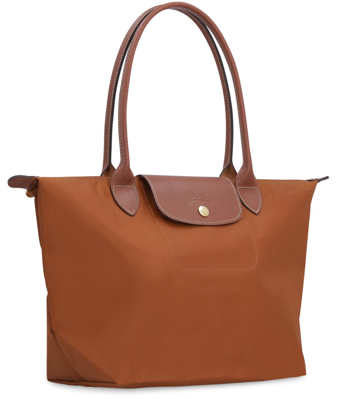 LONGCHAMP Коричневая синтетическая сумка тоут, фото 3