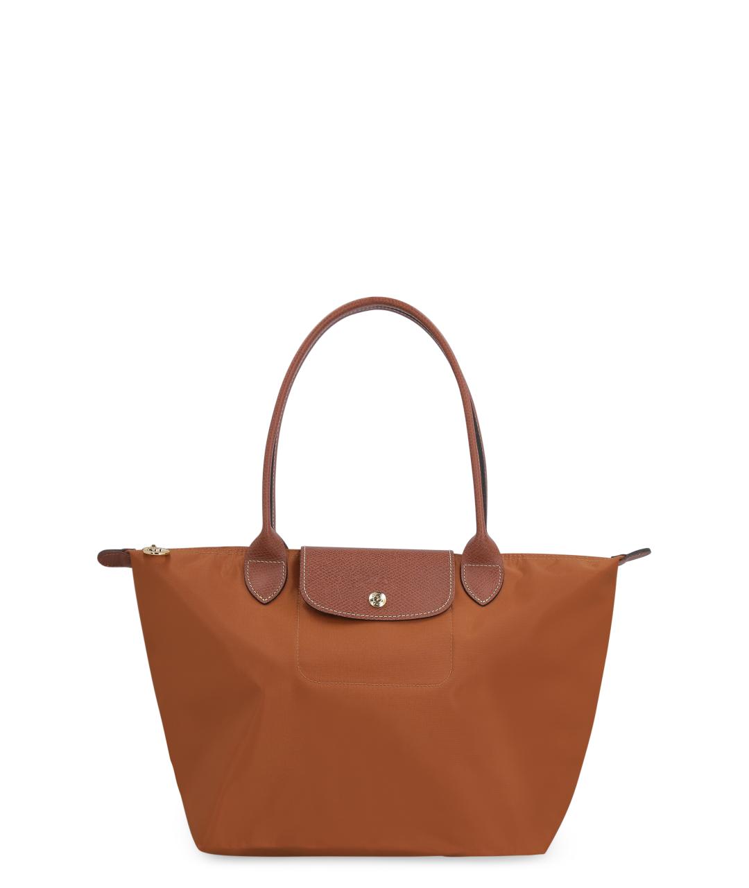LONGCHAMP Коричневая синтетическая сумка тоут, фото 1
