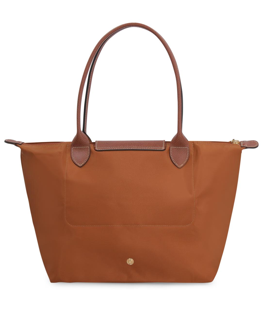 LONGCHAMP Коричневая синтетическая сумка тоут, фото 4