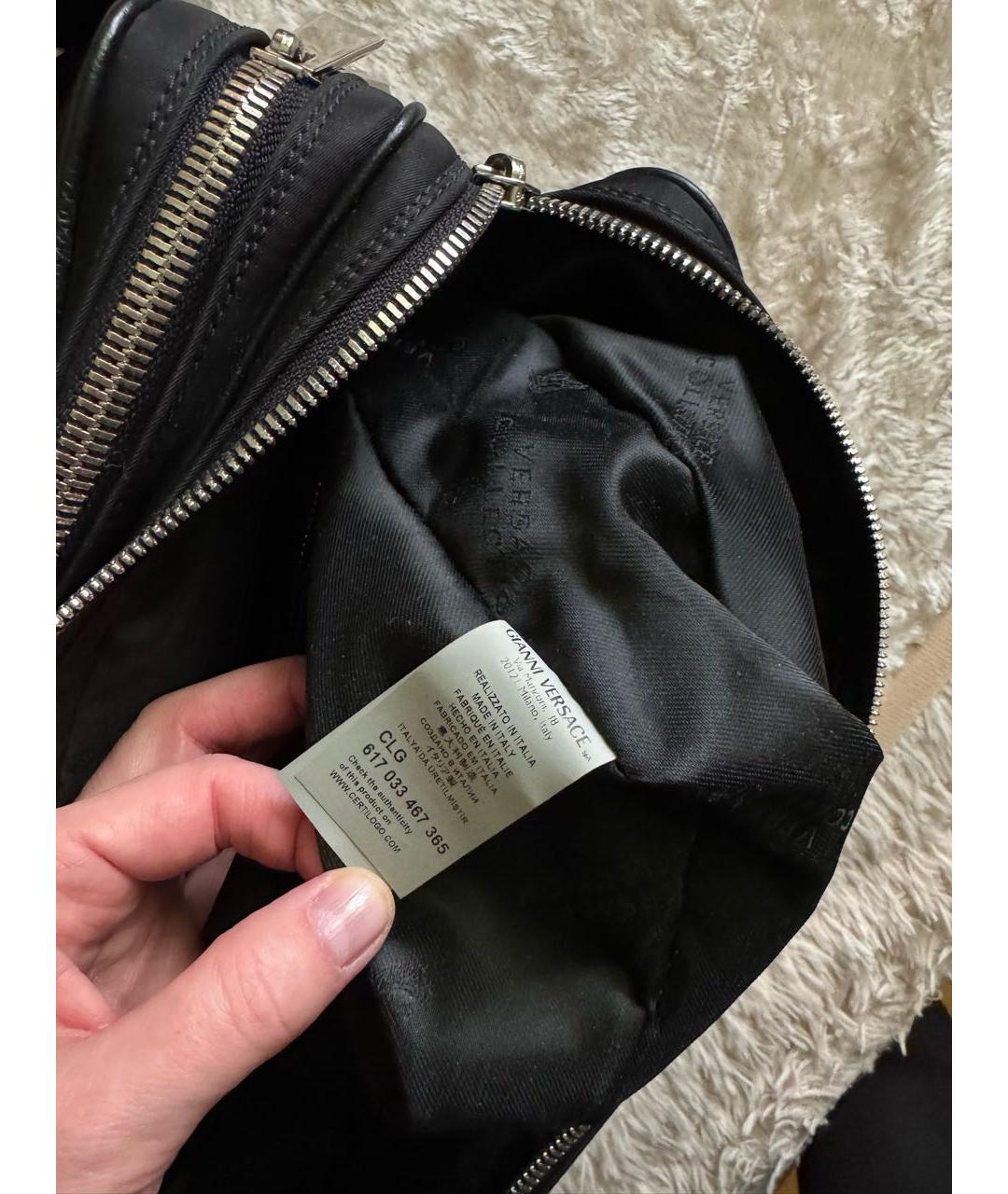 VERSACE COLLECTION Черный портфель, фото 8