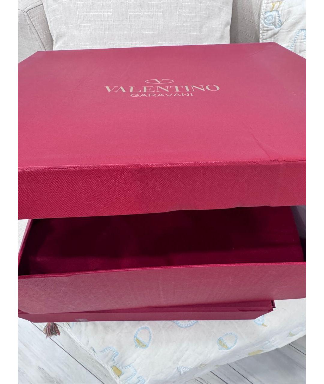 VALENTINO Черная кожаная сумка тоут, фото 6