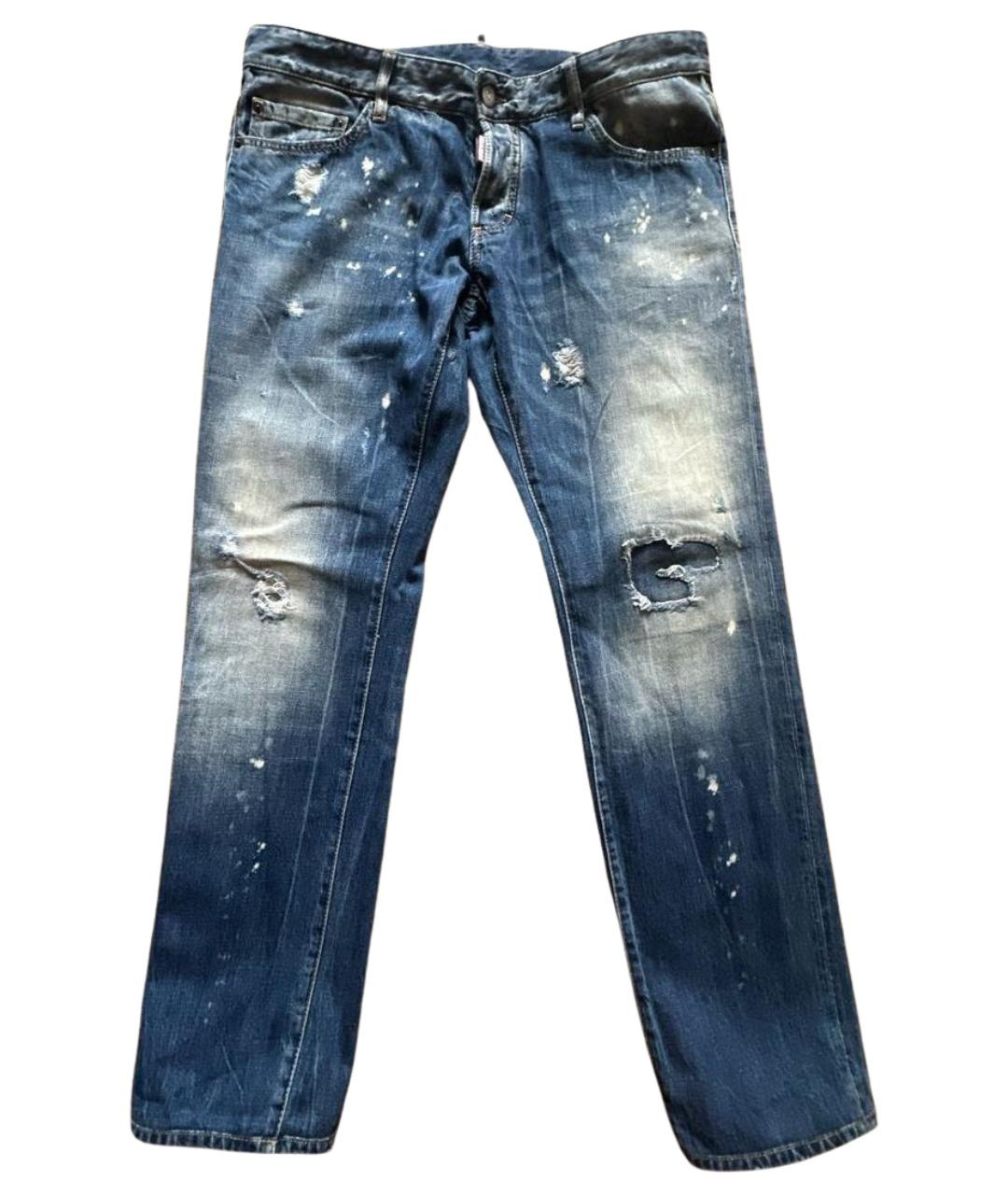 DSQUARED2 Хлопковые прямые джинсы, фото 1