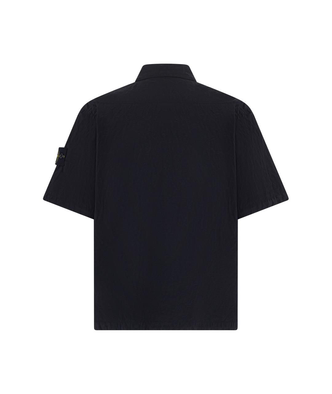 STONE ISLAND Черная кэжуал рубашка, фото 2