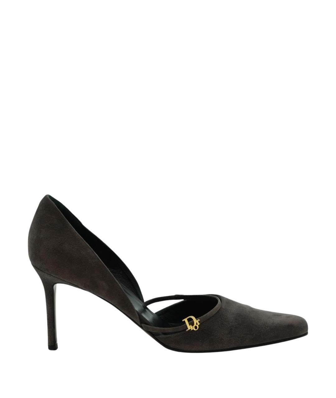 CHRISTIAN DIOR Коралловые замшевые туфли, фото 1