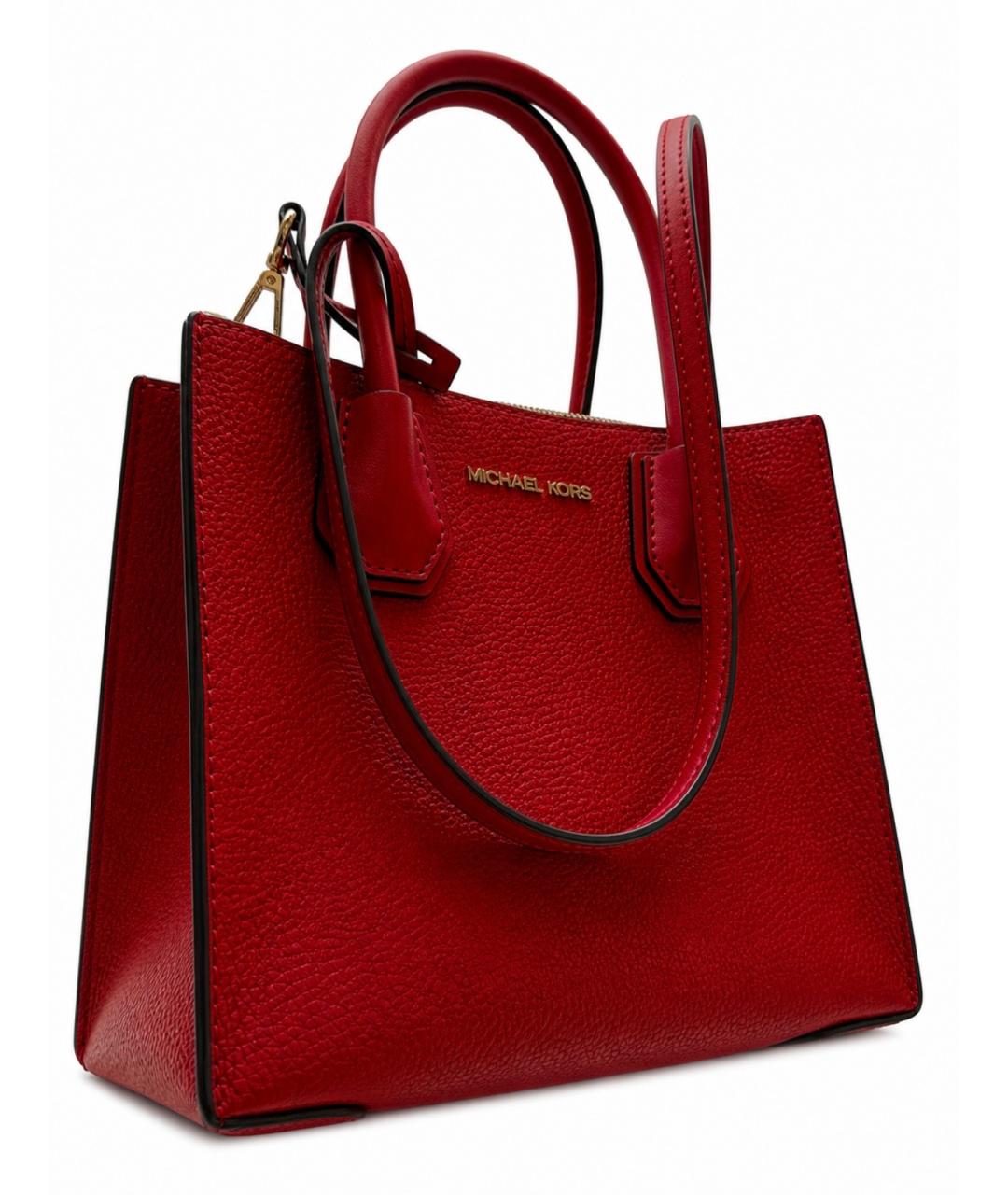 MICHAEL KORS Бордовая сумка через плечо из искусственной кожи, фото 2