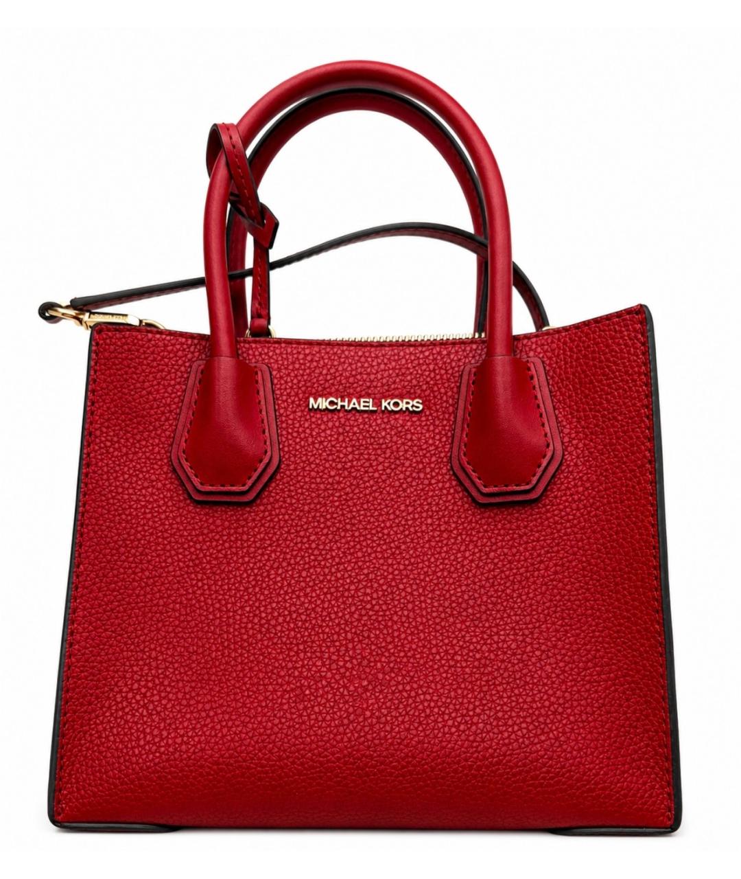 MICHAEL KORS Бордовая сумка через плечо из искусственной кожи, фото 1