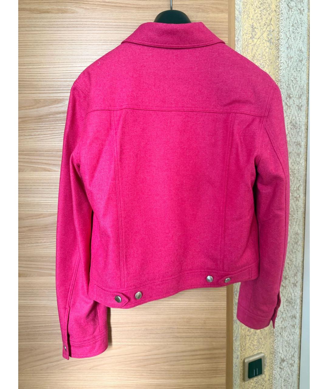 ESCADA Фуксия шерстяная куртка, фото 7