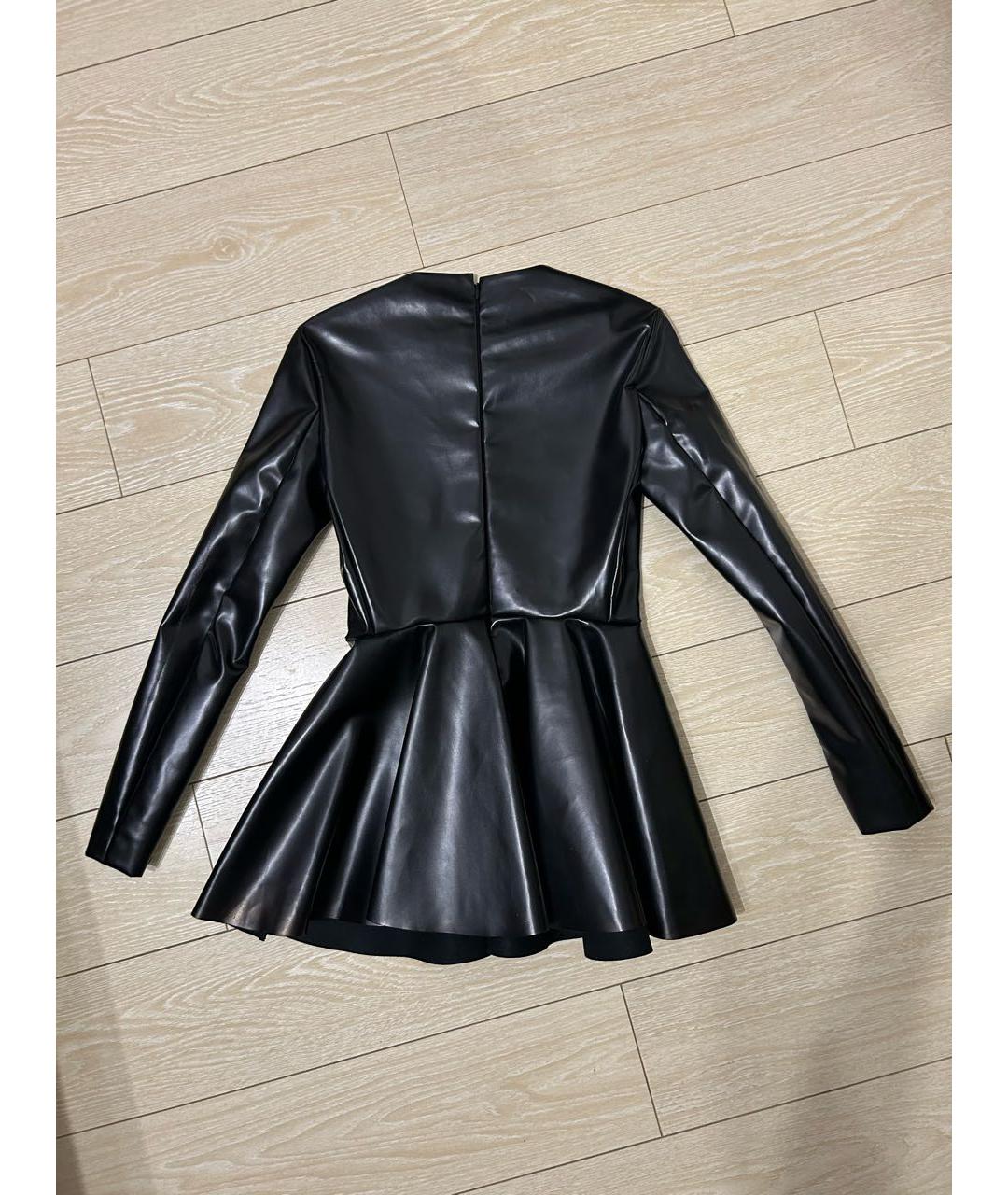 CELINE Черное полиэстеровое платье, фото 2