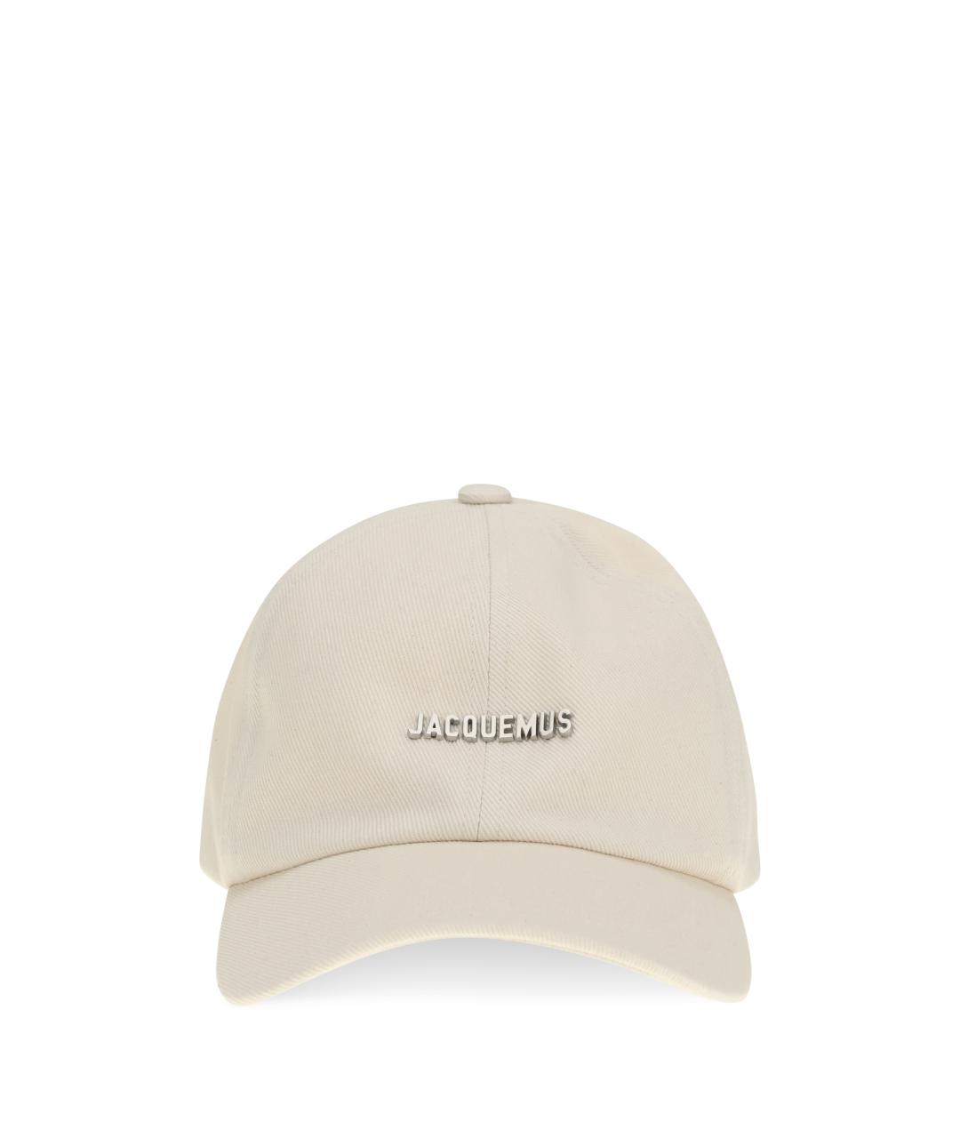 JACQUEMUS Белая хлопковая кепка/бейсболка, фото 1