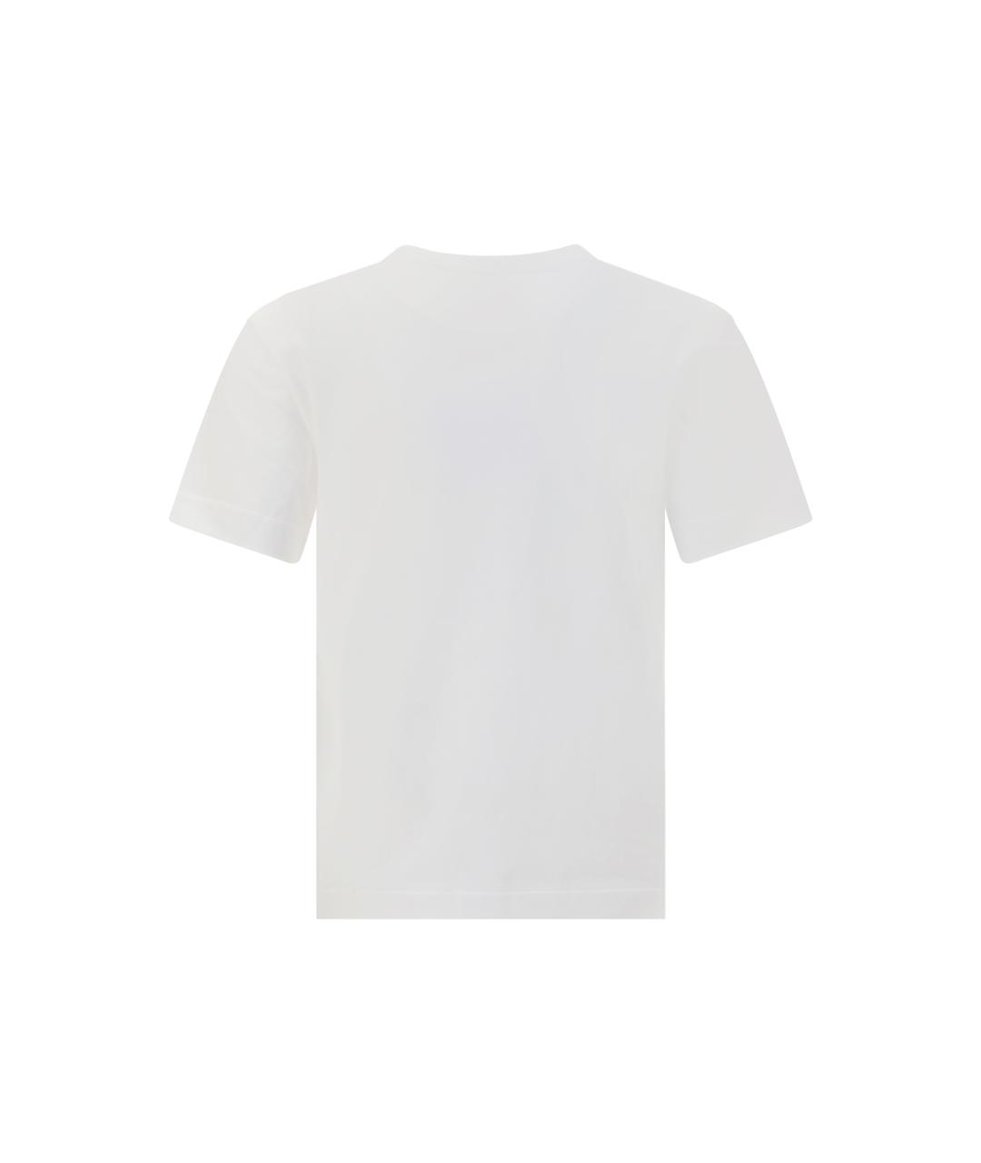 JACQUEMUS Белая хлопковая футболка, фото 2