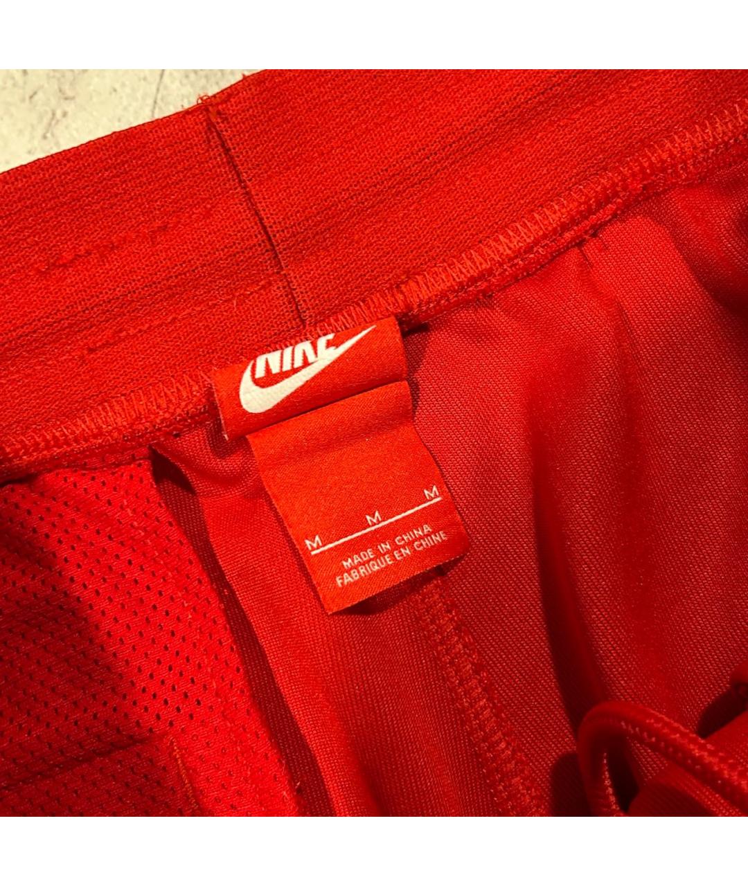 NIKE Красные полиэстеровые повседневные брюки, фото 5