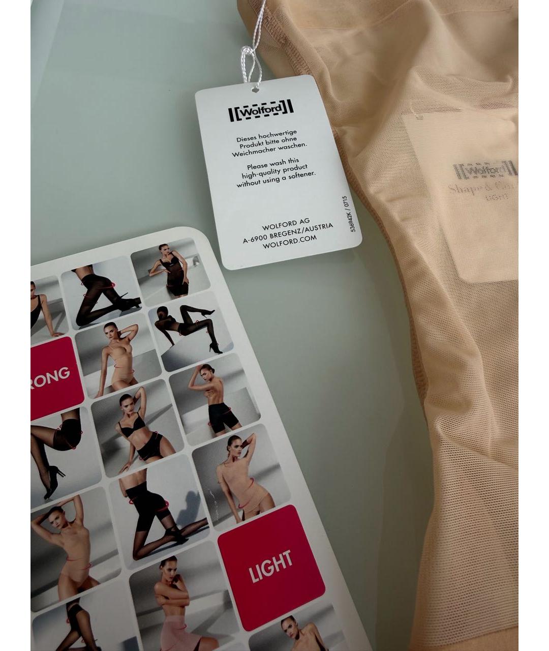 WOLFORD Бежевые трусы, фото 6