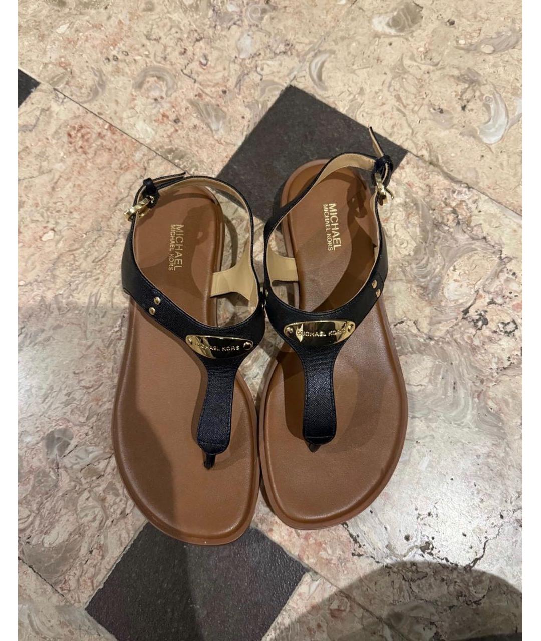 MICHAEL KORS Черные сандалии, фото 2