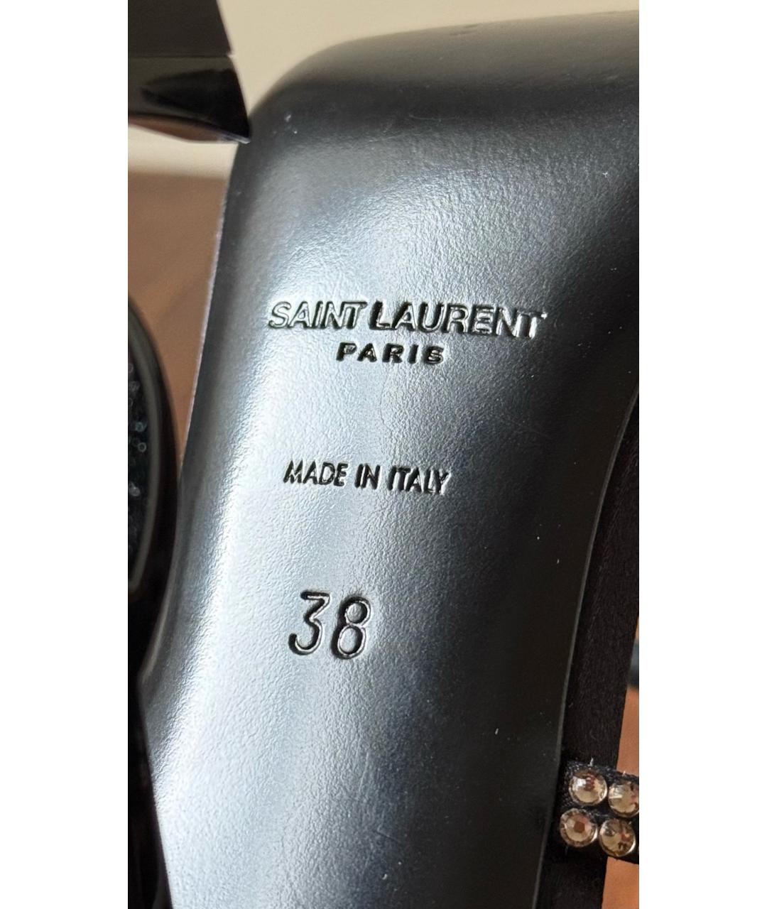 SAINT LAURENT Черные туфли, фото 6