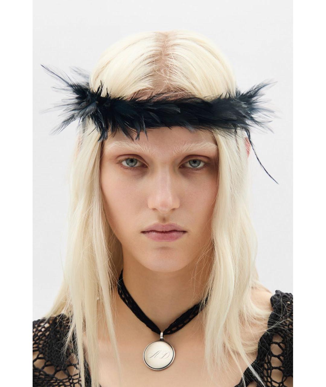 ANN DEMEULEMEESTER Черный латунный кулон, фото 3