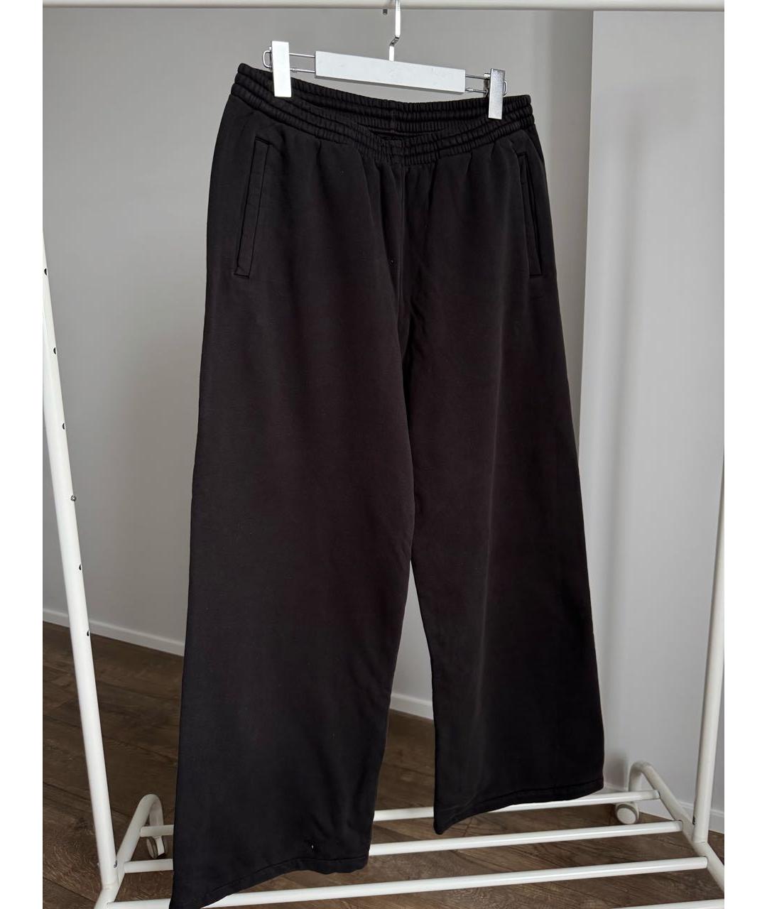 YEEZY Черные хлопковые повседневные брюки, фото 8