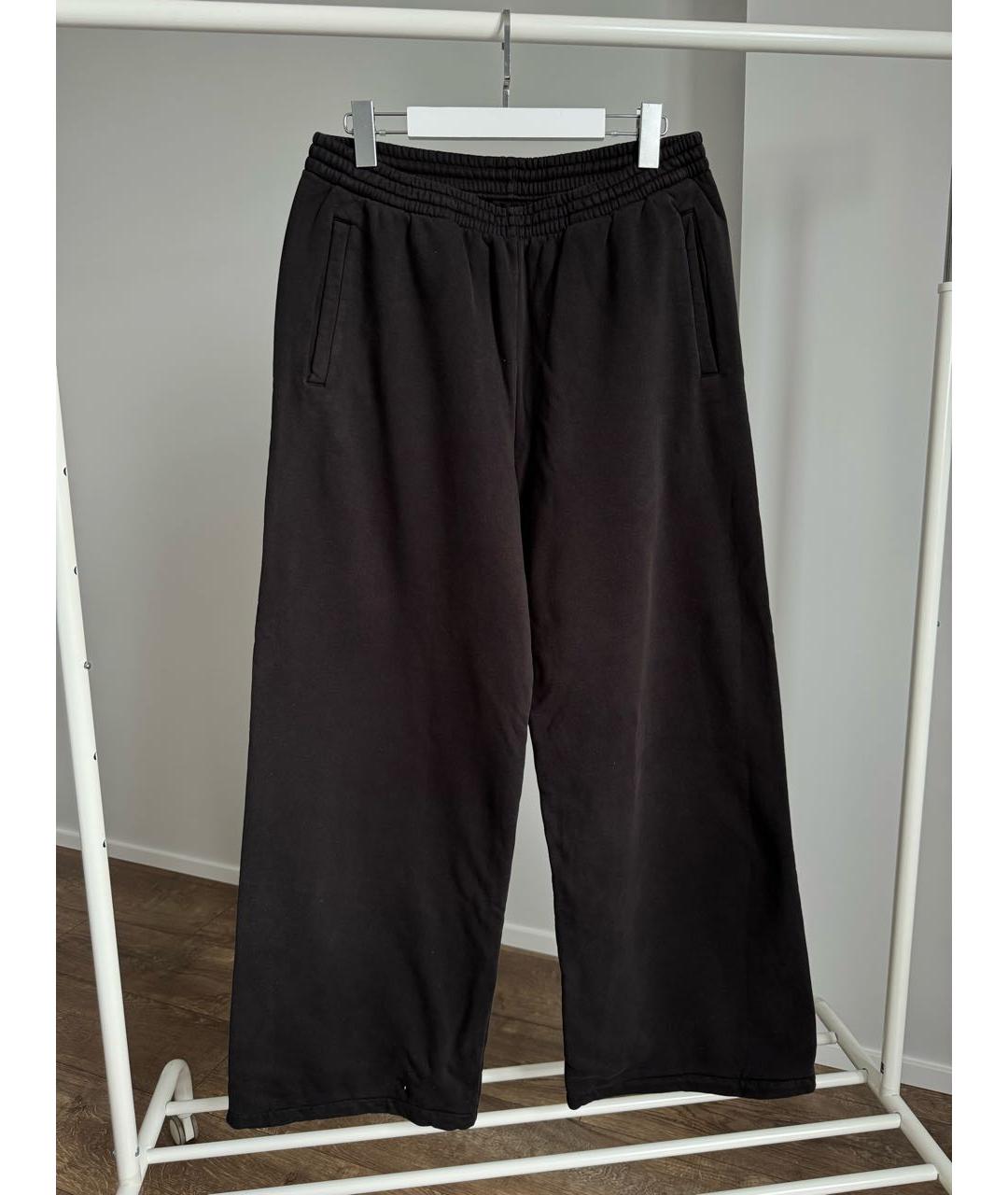 YEEZY Черные хлопковые повседневные брюки, фото 3