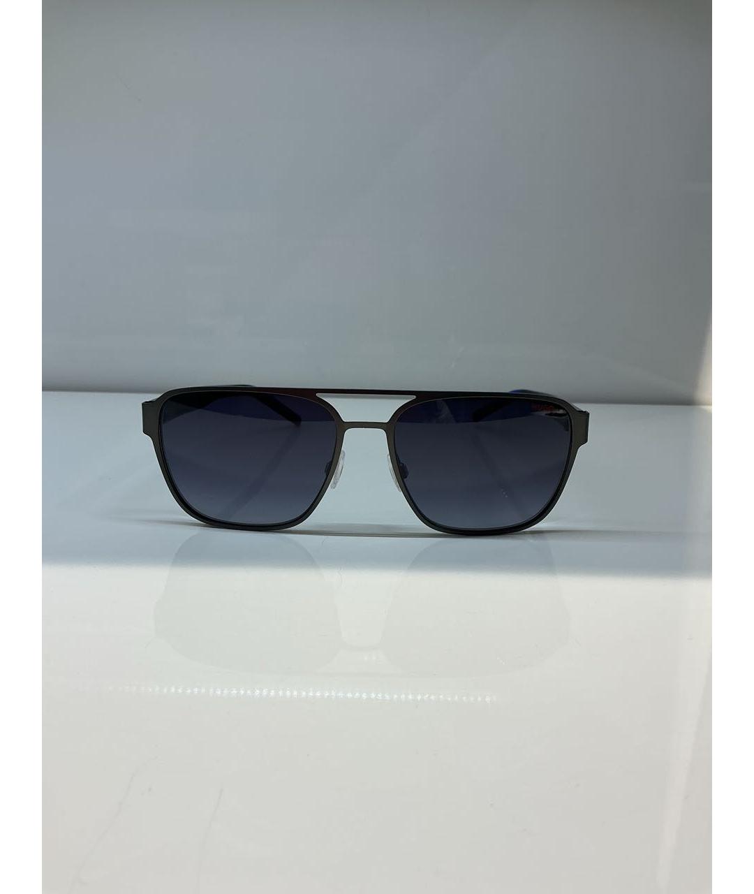 HUGO BOSS Черные металлические солнцезащитные очки, фото 4