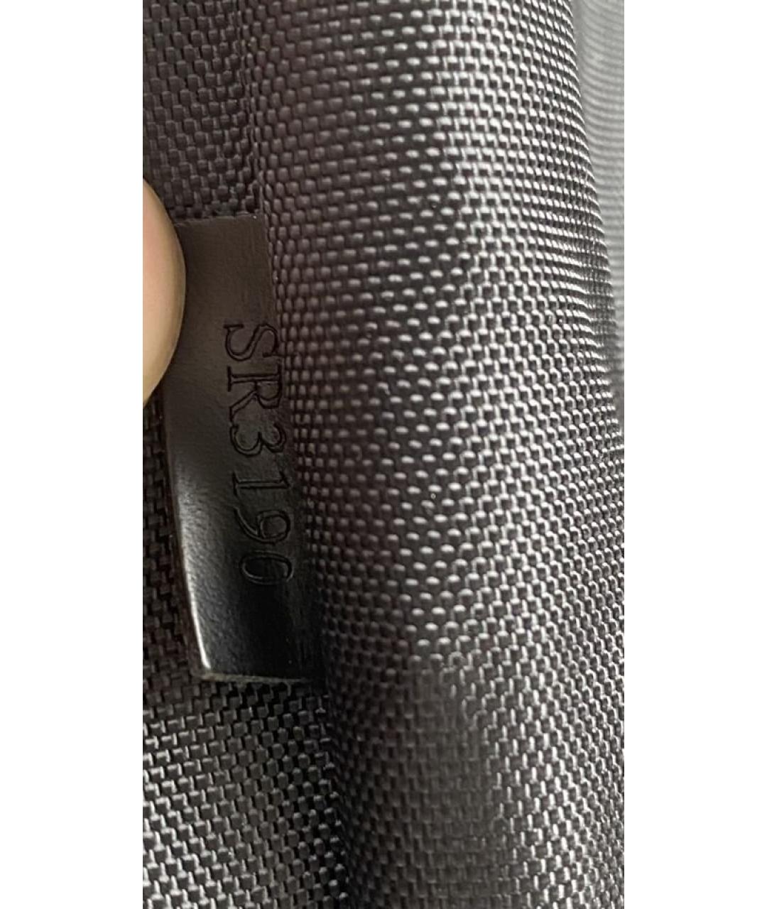LOUIS VUITTON Черный кожаный чемодан, фото 6