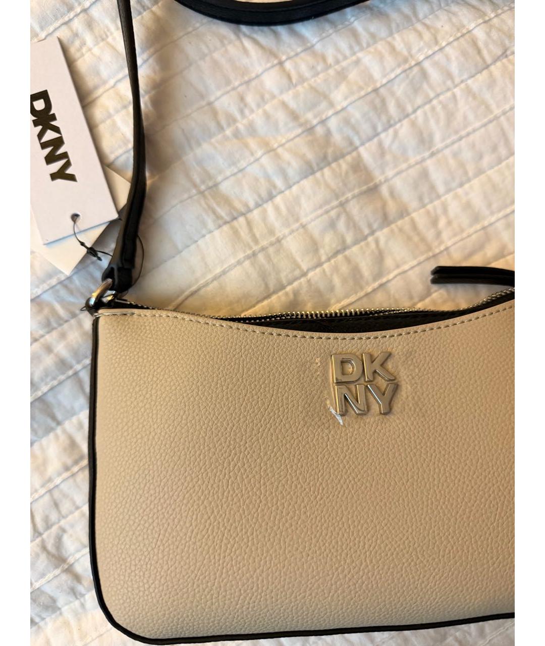 DKNY Бежевая сумка через плечо, фото 2