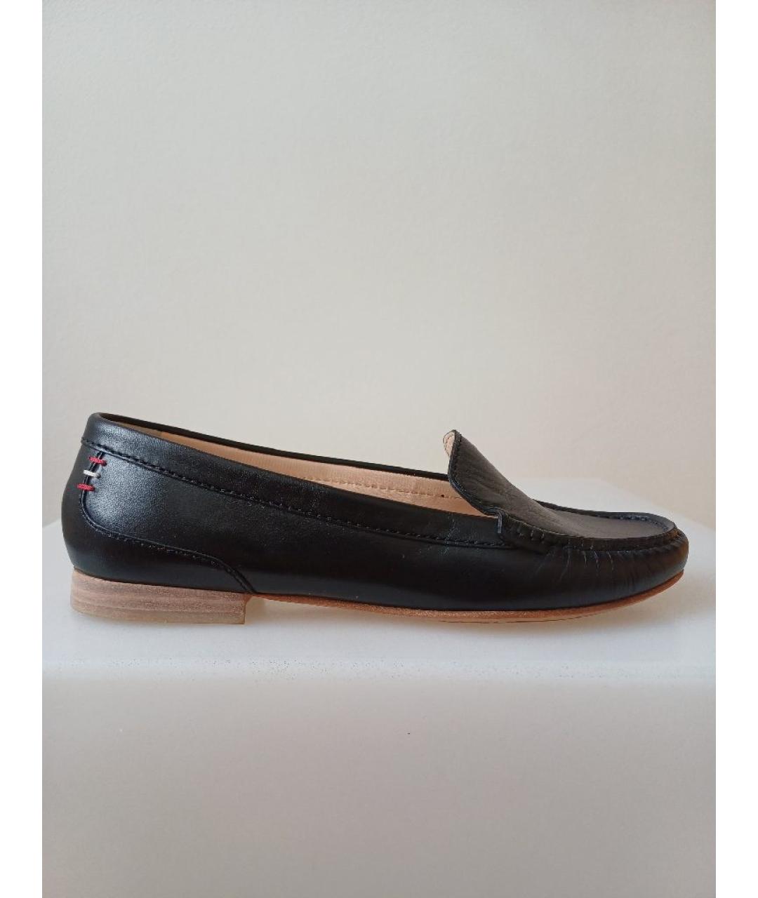 BALLY Черные кожаные мокасины, фото 9