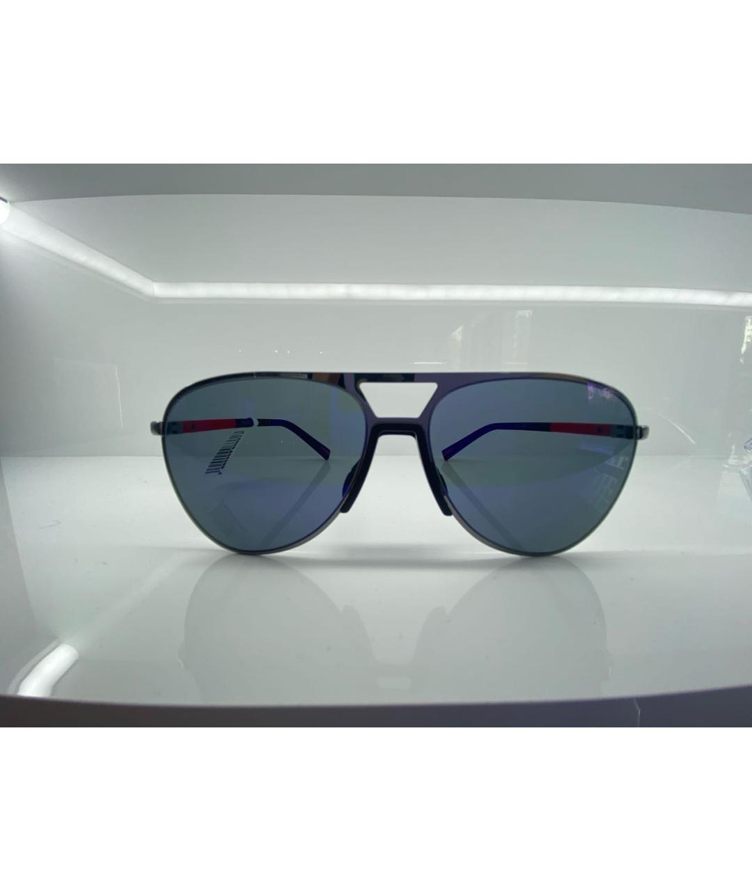 PRADA Черные металлические солнцезащитные очки, фото 4