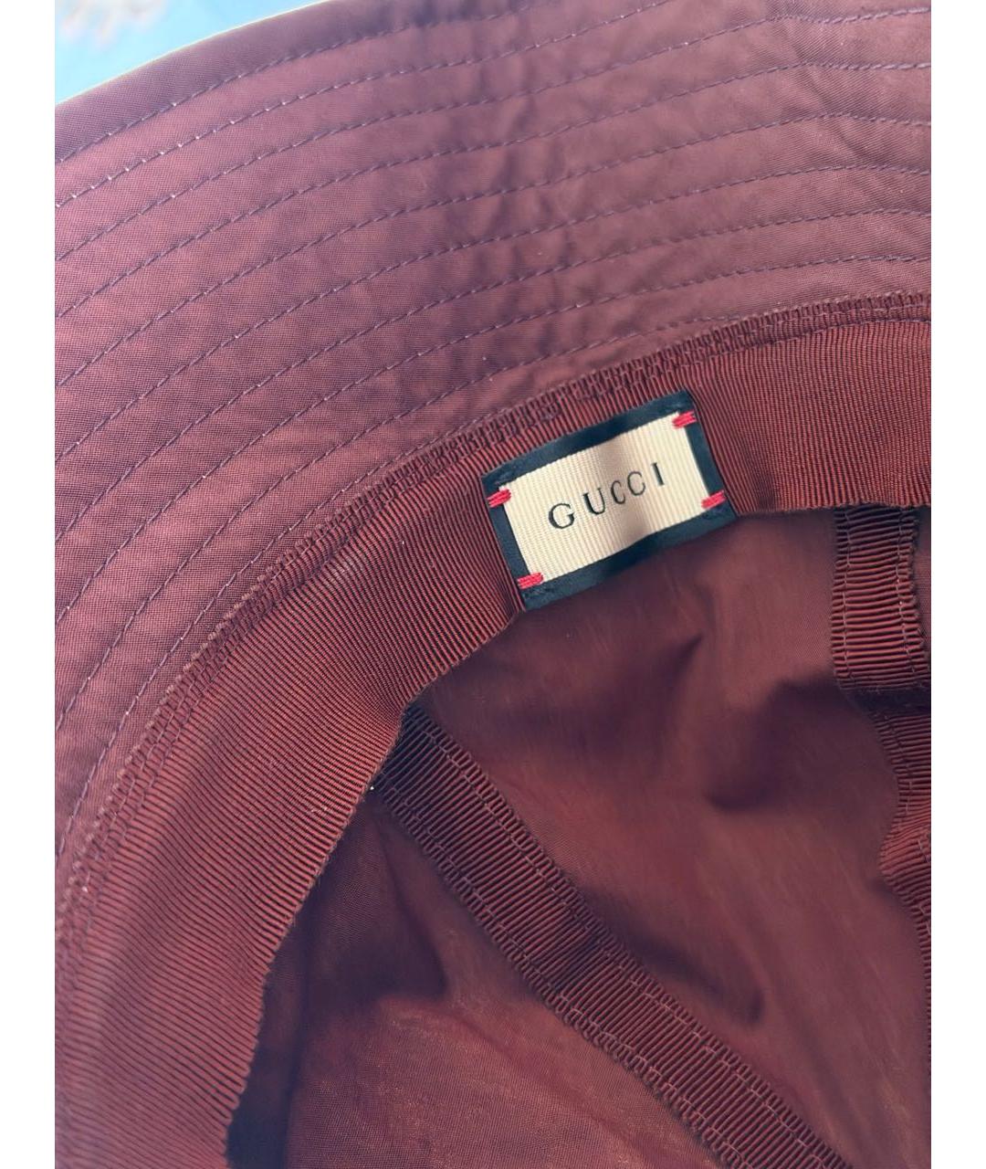 GUCCI Бежевая шляпа, фото 4