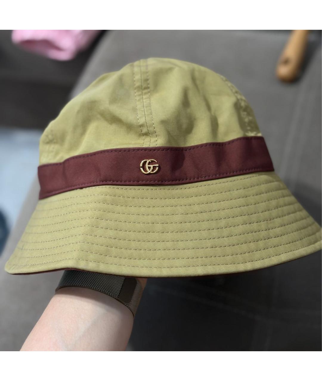 GUCCI Бежевая шляпа, фото 2