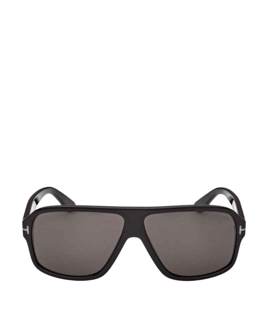 TOM FORD Черные пластиковые солнцезащитные очки, фото 1