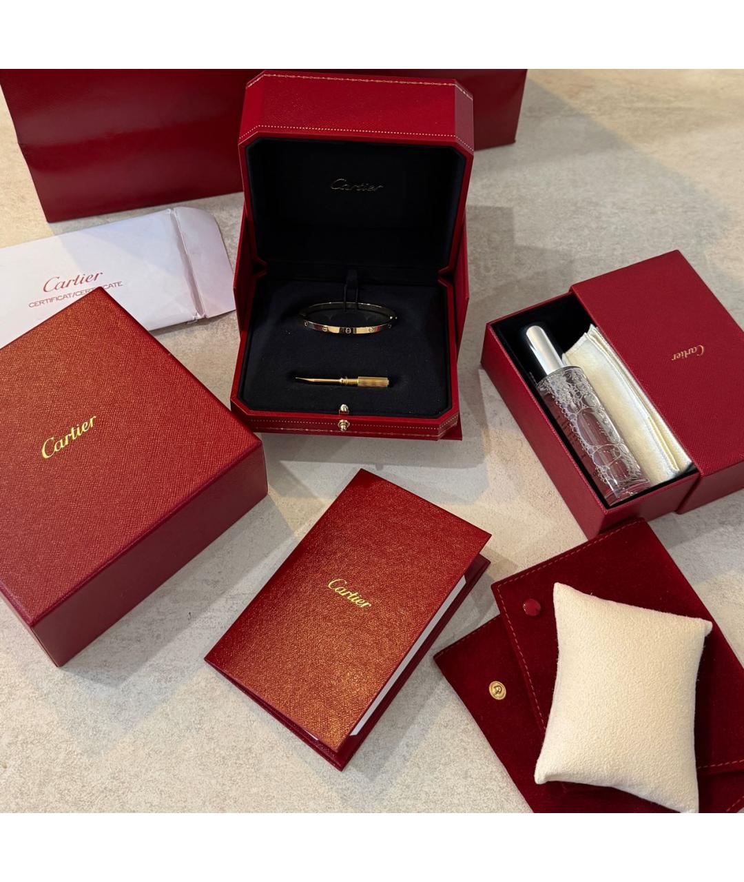 CARTIER Золотой браслет из желтого золота, фото 3