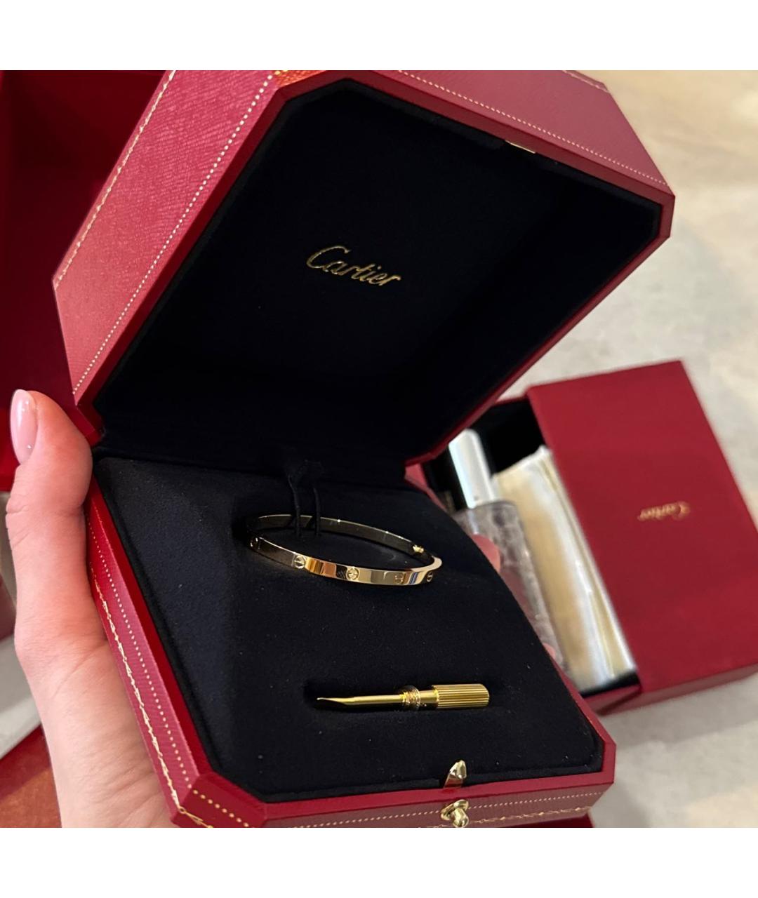 CARTIER Золотой браслет из желтого золота, фото 2