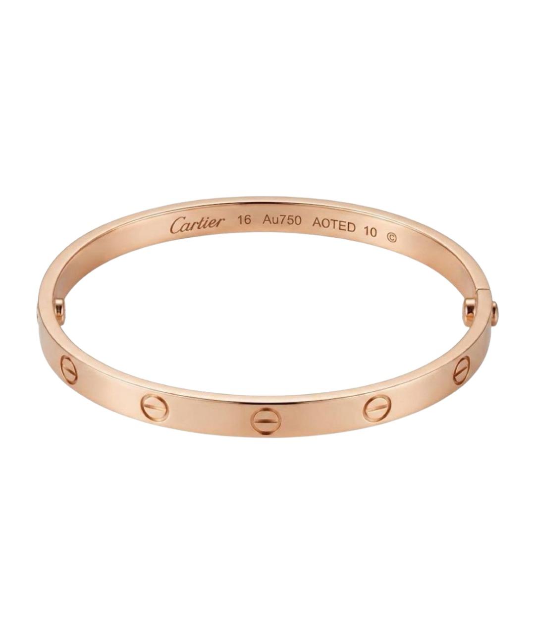 CARTIER Золотой браслет из желтого золота, фото 1