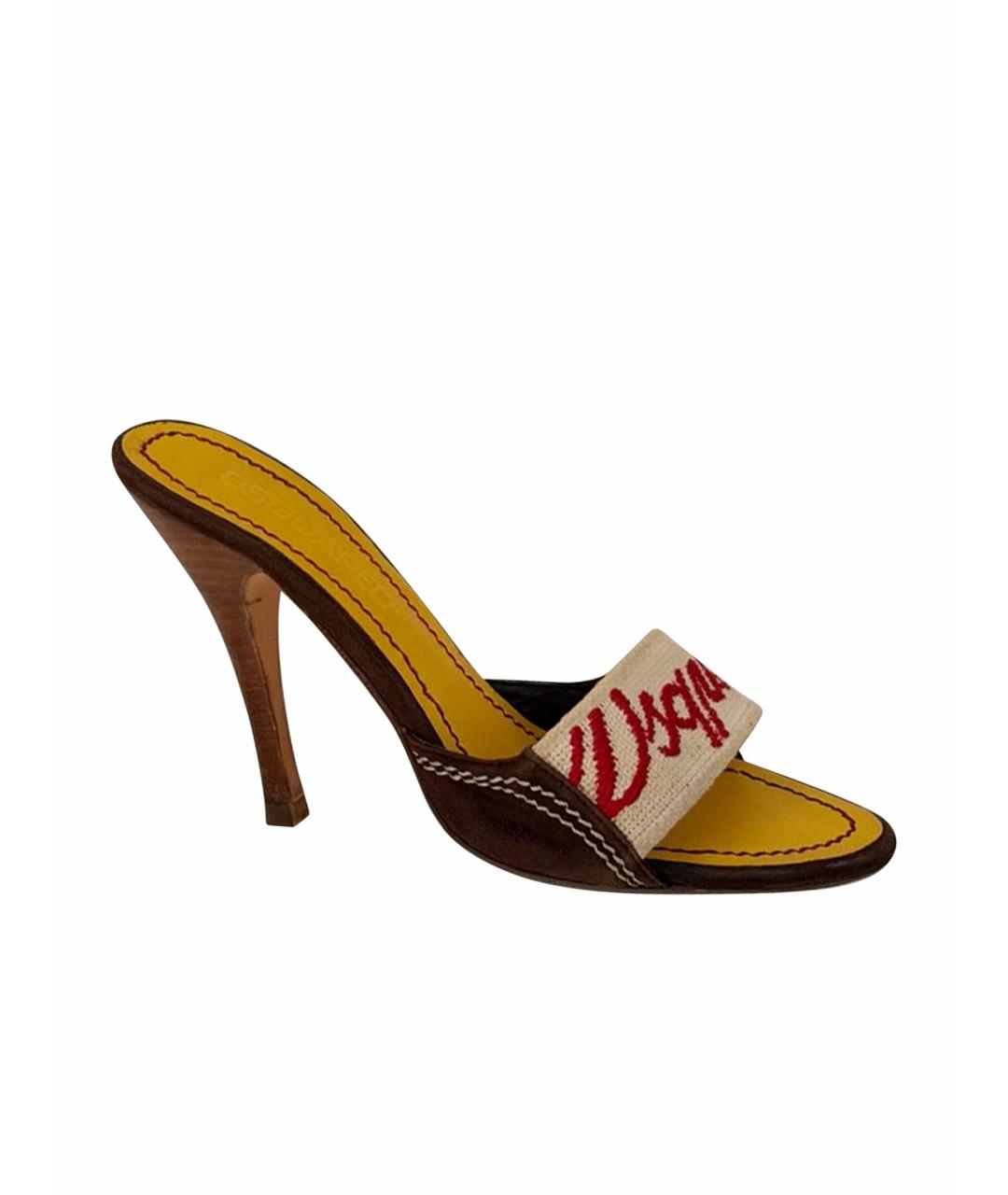 DSQUARED2 Мульти сабо из искусственной кожи, фото 1
