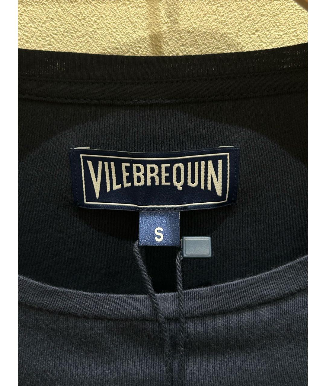 VILEBREQUIN Темно-синяя хлопковая футболка, фото 5