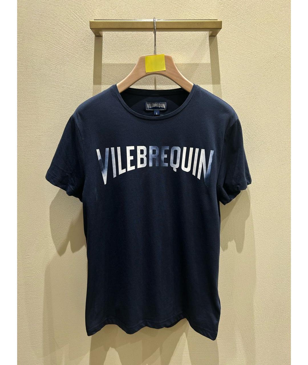 VILEBREQUIN Темно-синяя хлопковая футболка, фото 9