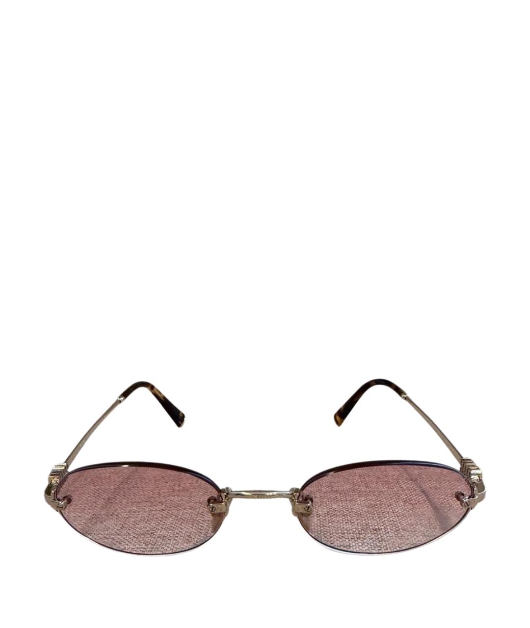MIU MIU Розовые металлические солнцезащитные очки, фото 1