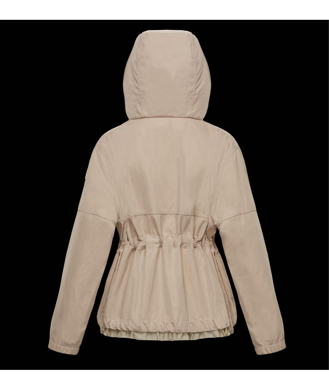 MONCLER Бежевая хлопковая куртка, фото 2