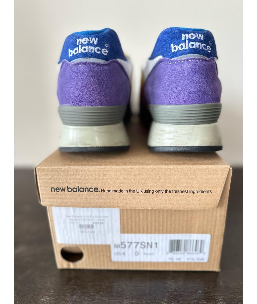 NEW BALANCE Розовые замшевые низкие кроссовки / кеды, фото 4