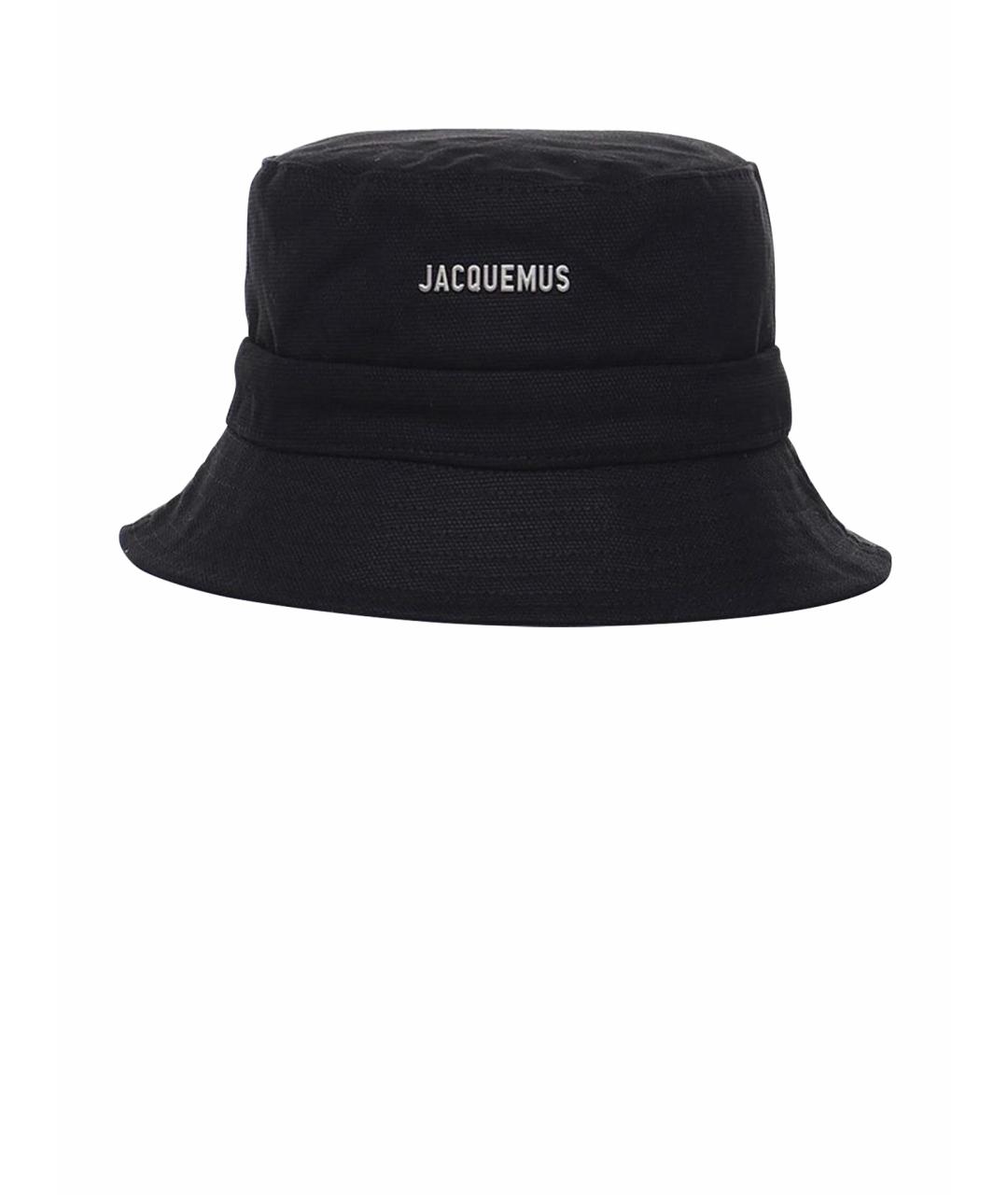 JACQUEMUS Черная хлопковая панама, фото 1