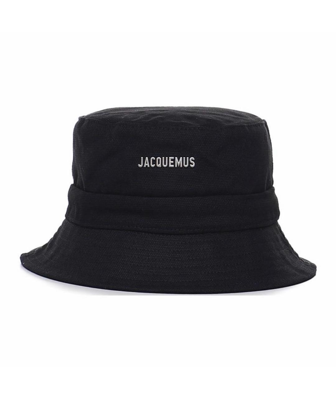 JACQUEMUS Черная хлопковая панама, фото 7
