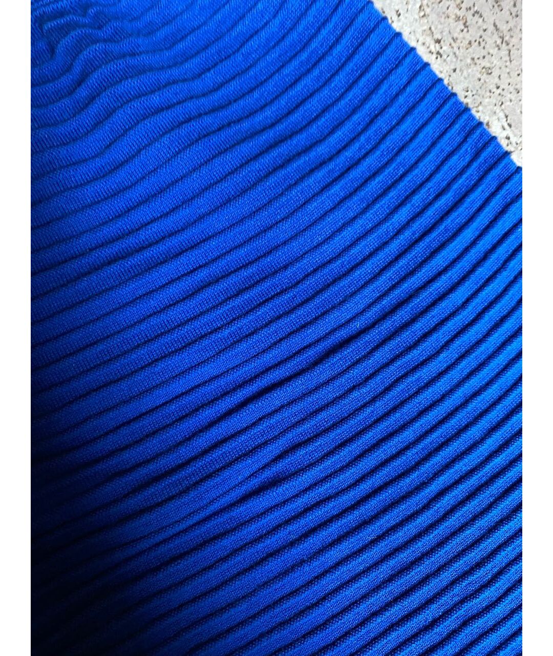 SANDRO Синее хлопко-эластановое платье, фото 4