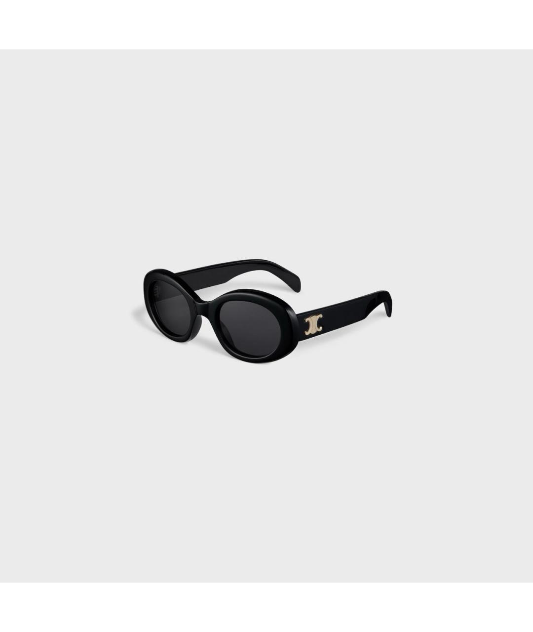 CELINE Черные пластиковые солнцезащитные очки, фото 4