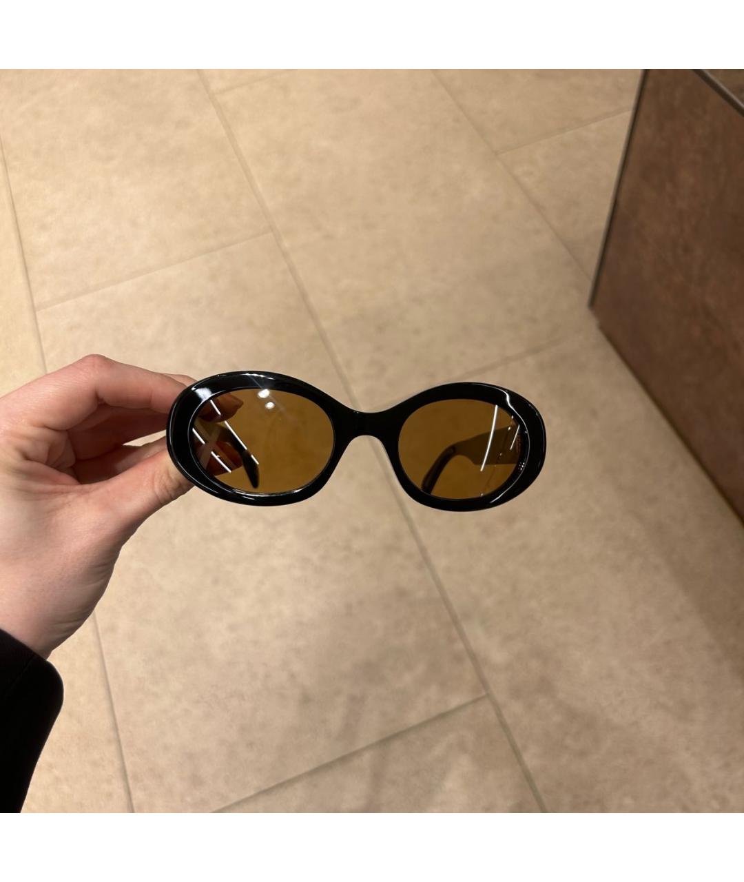CELINE Черные пластиковые солнцезащитные очки, фото 6